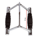 Rubber-Coated Close Grip Triangle Attachment for Lat Pulldown-8