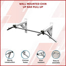 Wall Mounted Chin Up Pull Up Bar – Heavy Duty Home Gym Strength Training-4