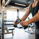 Randy & Travis Rubber-Coated Tricep Pushdown Bar Attachment-8