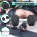 10KG Commercial Rubber Hex Dumbbell Gym Weight-6