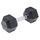 10KG Commercial Rubber Hex Dumbbell Gym Weight-1