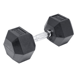 20KG Commercial Rubber Hex Dumbbell Gym Weight