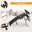 Foldable Incline Sit Up Bench for Home Gym Ab Workout Training-5