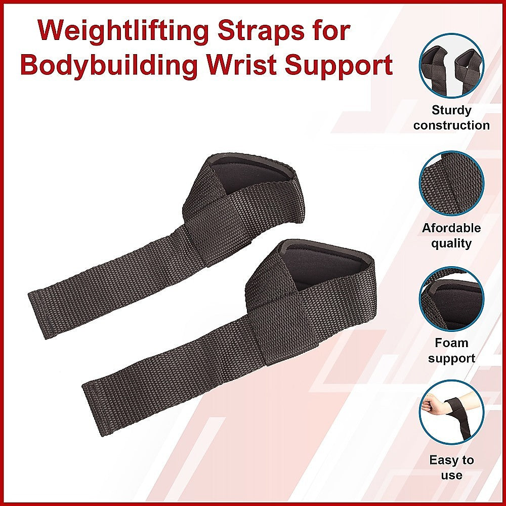 Weightlifting Straps Bodybuilding Wrist Support - 0