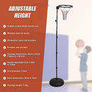Netball Ring with Stand Portable Pole Height Adjustable-5