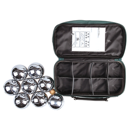 Deluxe Boules Bocce 8 Alloy Ball Set