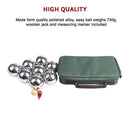 Deluxe Boules Bocce 8 Alloy Ball Set-6