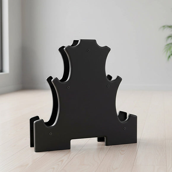 12kg Dumbbell Weights Set with Rack for Home Gym Training