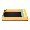 Wooden Kids Backyard Sandbox Children Outdoor Play Toy Sandpit-1