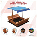 Kids Wooden Toy Sandpit with Canopy-3
