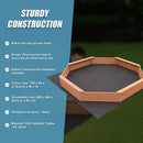 Kids Sand Pit Large Octagonal Wooden Sandpit-9