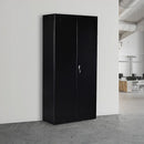 Two-Door Shelf Office Gym Filing Storage Locker Cabinet Safe-1