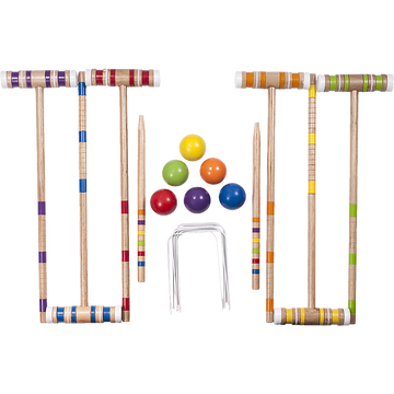 Croquet Set For Up To 6 Players Complete Outdoor Lawn Game Set For Family Gatherings And Events