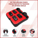 2 x Thai Boxing Punch Focus Pad Mitts Training Strike Shields Set-2