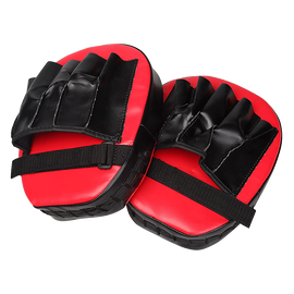 2 x Thai Boxing Punch Focus Gloves Kit Training Red & Black
