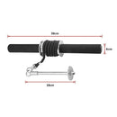 Forearm Wrist Grip Strength Roller Exercise Bar Home Gym Training-5