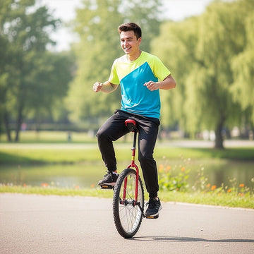 24 Inch Pro Circus Unicycle for Performance Training Indoor Show Use - 0