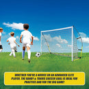 8' x 5' Soccer Football Goal Foot Portable Net Quick Set Up-3