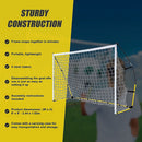 8' x 5' Soccer Football Goal Foot Portable Net Quick Set Up-6