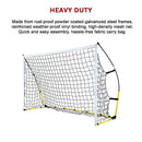 8' x 5' Soccer Football Goal Foot Portable Net Quick Set Up-7