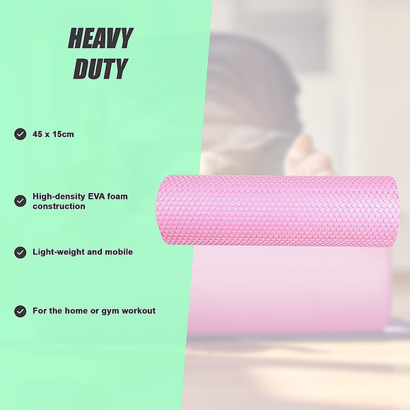 45 x 15cm Physio Yoga Pilates Foam Roller