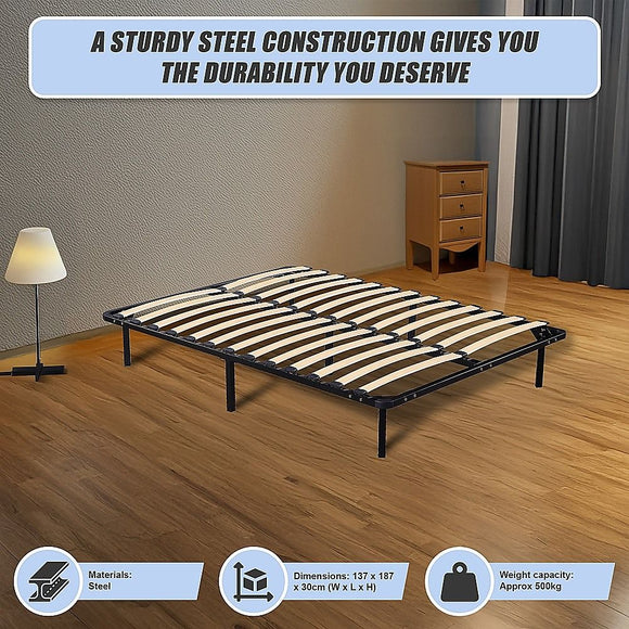 Double Metal Bed Frame - Bedroom Furniture