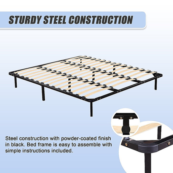 King Metal Bed Frame - Bedroom Furniture