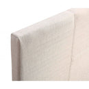 Single Linen Fabric Bed Frame Beige-7
