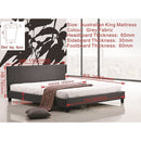 King Linen Fabric Bed Frame Grey-5