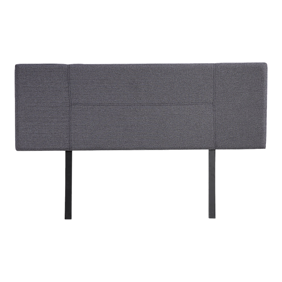 Linen Fabric Queen Bed Headboard Bedhead - Grey
