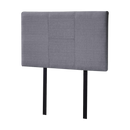 Linen Fabric Single Bed Headboard Bedhead - Grey-1