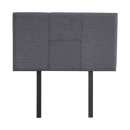 Linen Fabric Single Bed Headboard Bedhead - Grey-5