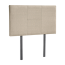 Linen Fabric Single Bed Headboard Bedhead - Beige-1