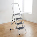 Foldable Non Slip 4 Step Steel Ladder-4