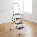 Foldable Non Slip 4 Step Steel Ladder-2