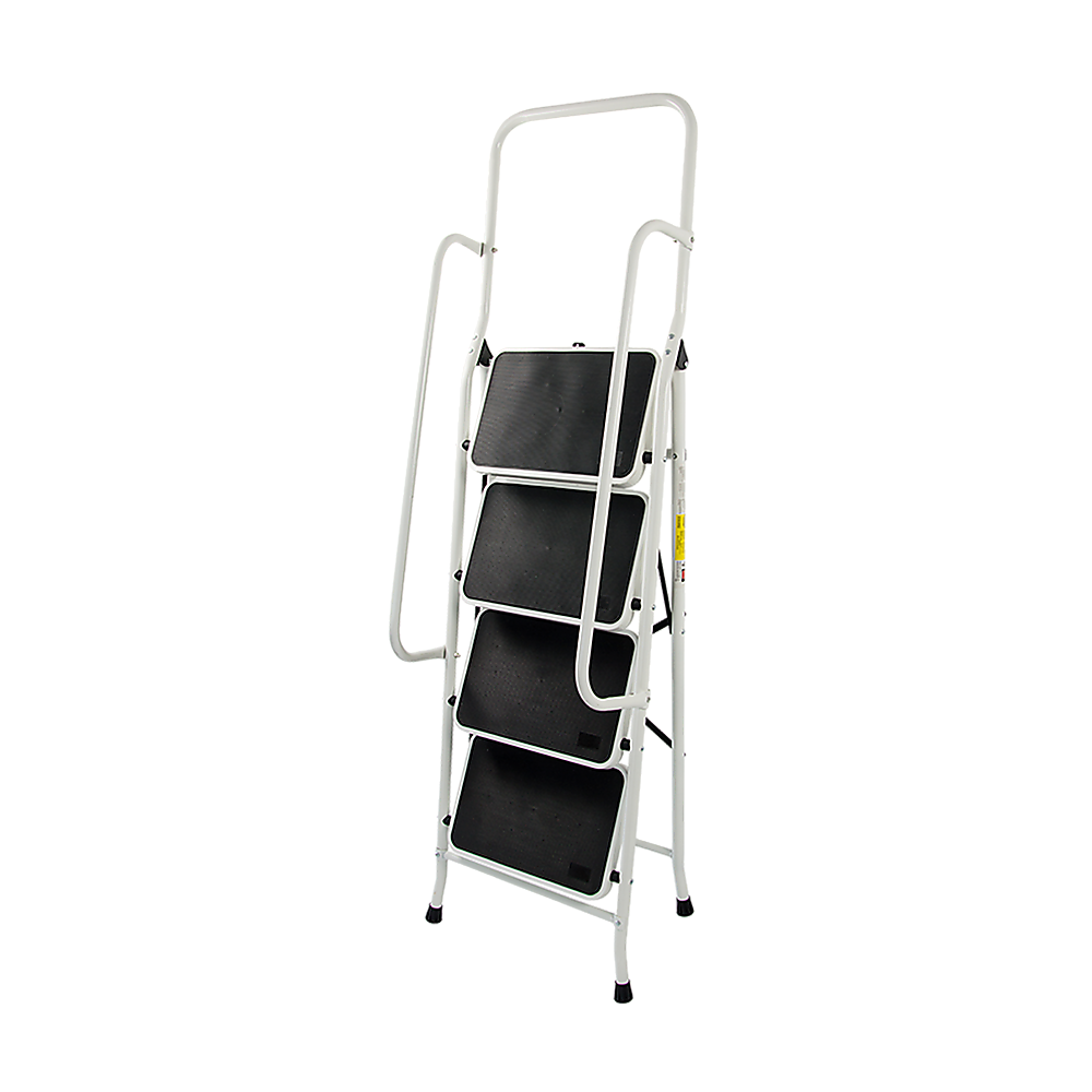 Foldable Non Slip 4 Step Steel Ladder