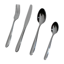 32 Piece Stainless Steel Cutlery Set Knives Fork Spoon Teaspoon-3