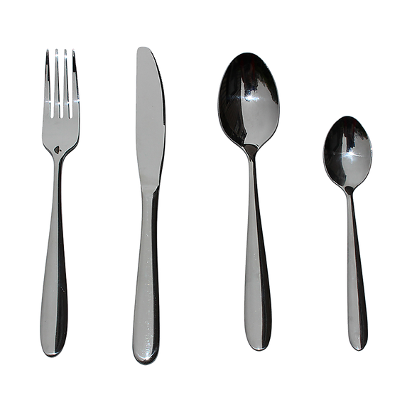 32 Piece Stainless Steel Cutlery Set Knives Fork Spoon Teaspoon