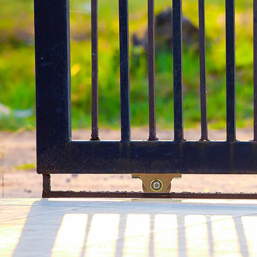 Sliding Gate Hardware Accessories Kit - 6m Track, Wheels, Stopper, Roller Guide - 0