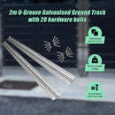Sliding Gate Hardware Accessories Kit - 2m Track-6