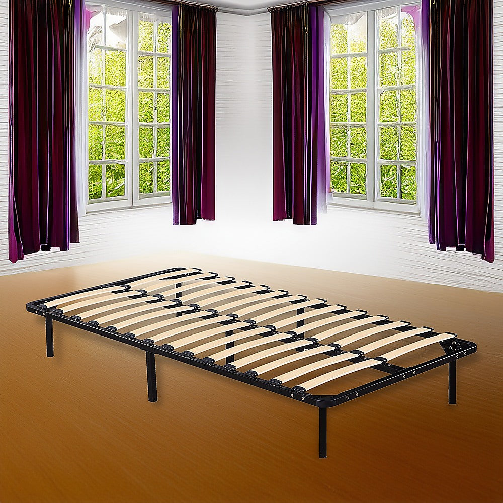 King Single Metal Bed Frame - Bedroom Furniture - 0