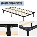 King Single Metal Bed Frame - Bedroom Furniture-10