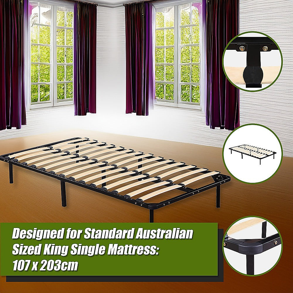 King Single Metal Bed Frame - Bedroom Furniture