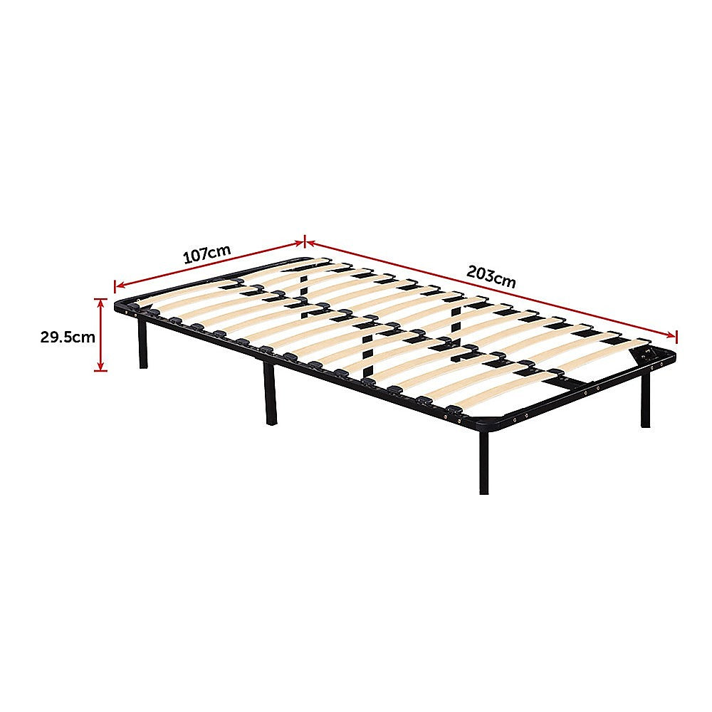 King Single Metal Bed Frame - Bedroom Furniture