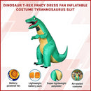 Dinosaur T-Rex Fancy Dress Fan Inflatable Costume Tyrannosaurus Suit-3
