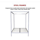 4 Four Poster Queen Bed Frame-6