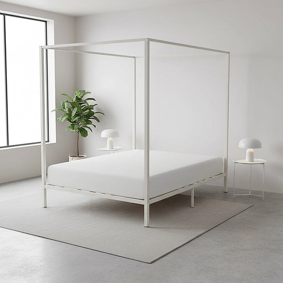 4 Four Poster Queen Bed Frame