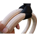 Birch Wood Gymnastic Rings with Adjustable Straps – Strength & Calisthenics Training-7