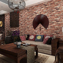 10m 3D Red Brick Print Theme Wallpaper-1