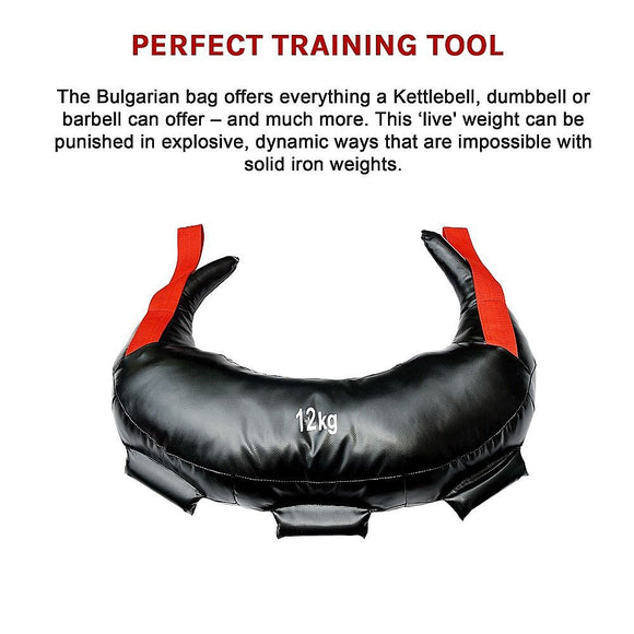 12kg Bulgarian Workout Power Bag for CrossFit Fitness Strength Training and MMA